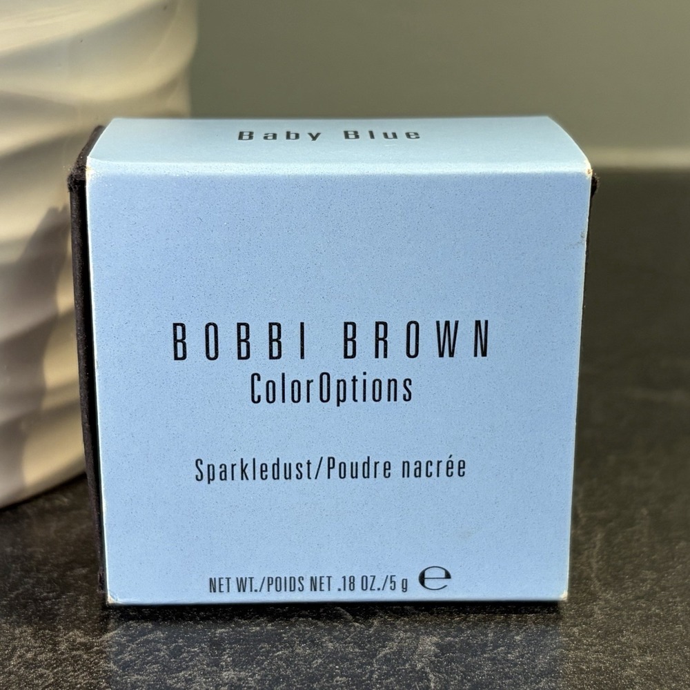 NEW Bobbi Brown Color Options Sparkledust 4 Baby Blue .18 oz SEALED Discontinued - Picture 5 of 6